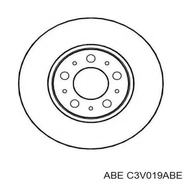 Тормоз дисковый передний ABE C3V019ABE цена, от 37.42 USD