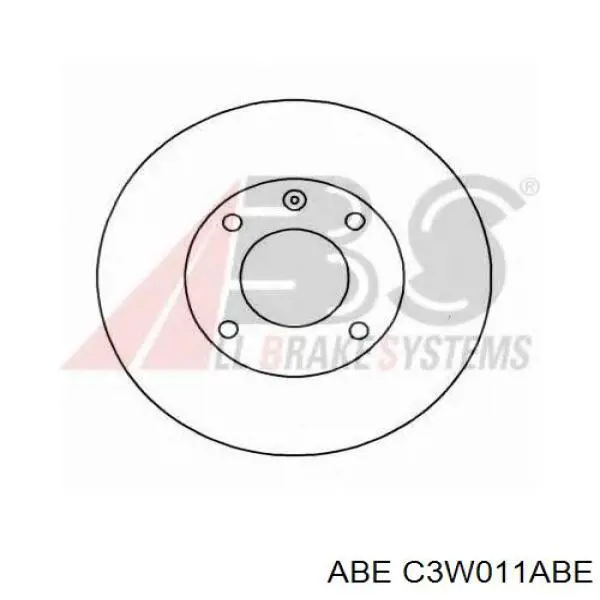 C3W011ABE ABE Диск тормозной передний