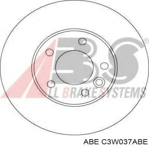 Передний тормозной диск ABE C3W037ABE