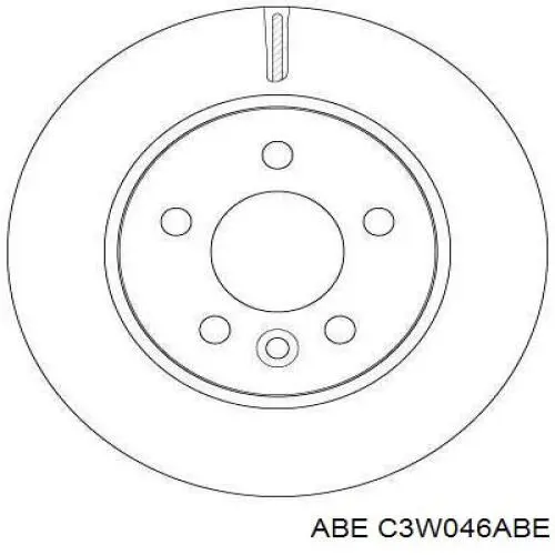 Передние тормозные диски C3W046ABE ABE