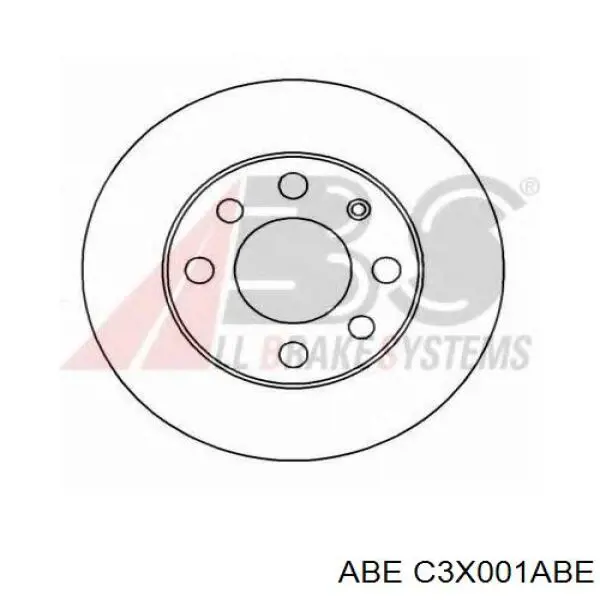 C3X001ABE ABE Диск тормозной передний