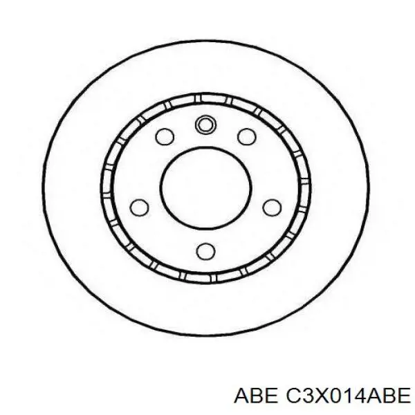 Передний тормозной диск ABE C3X014ABE