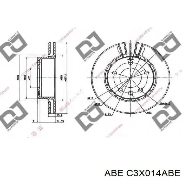 569039 Opel Диск тормозной передний