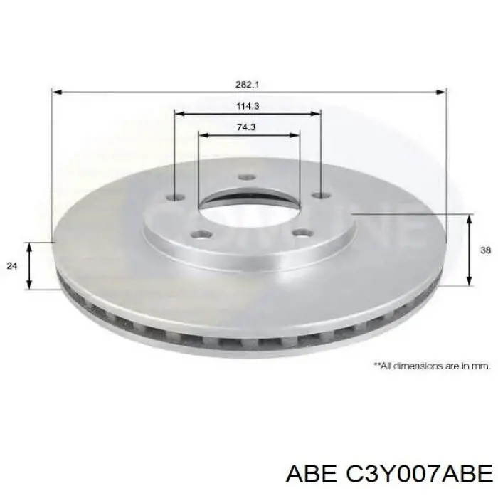 Купить C3Y007ABE ABE Ротор тормозной