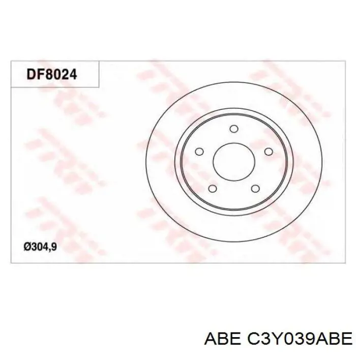 Передние тормозные диски C3Y039ABE ABE