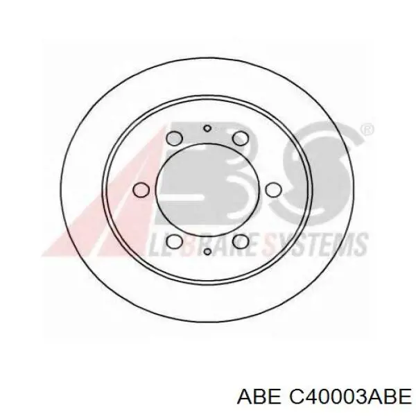 Задний дисковый тормоз ABE C40003ABE