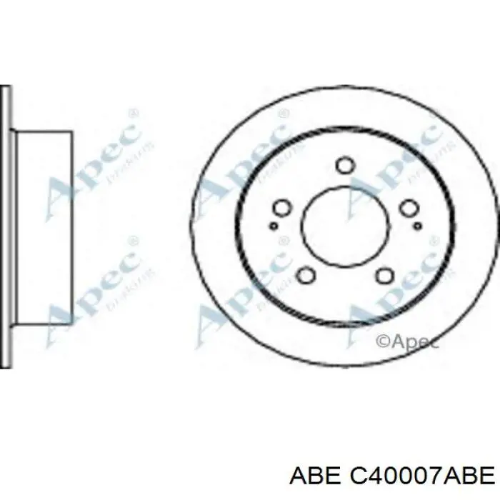 Задний дисковый тормоз ABE C40007ABE