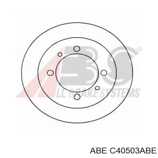 Тормозные диски C40503ABE ABE