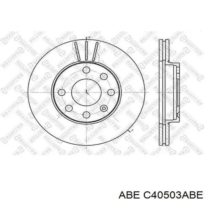 Задний дисковый тормоз ABE C40503ABE