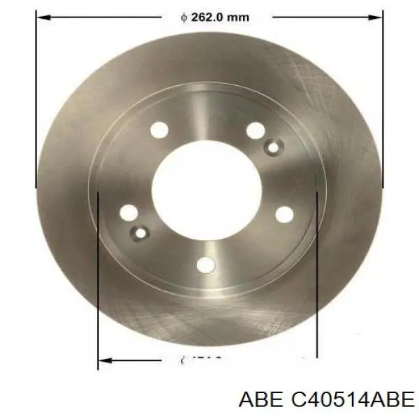 Задний дисковый тормоз ABE C40514ABE