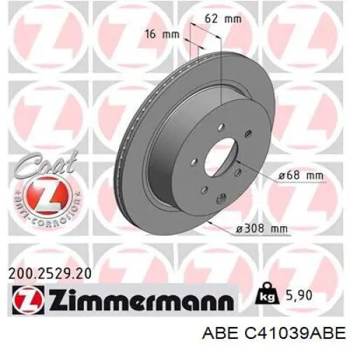 C41039ABE ABE Дисковый тормоз
