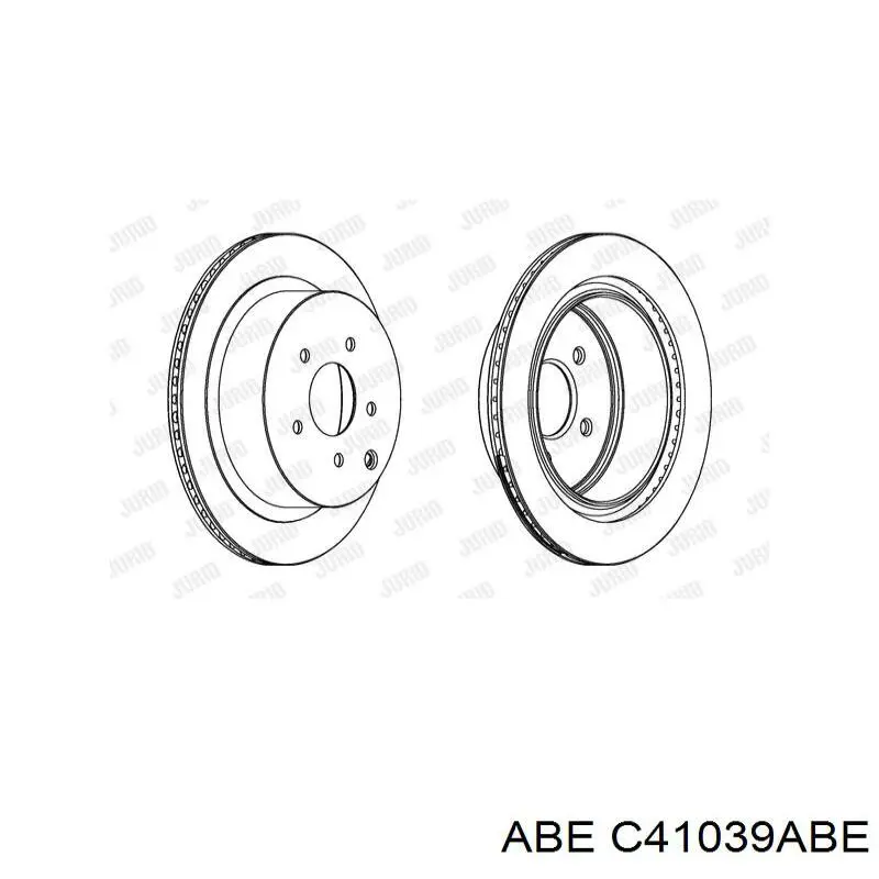 Купить C41039ABE ABE Диск тормозной задний