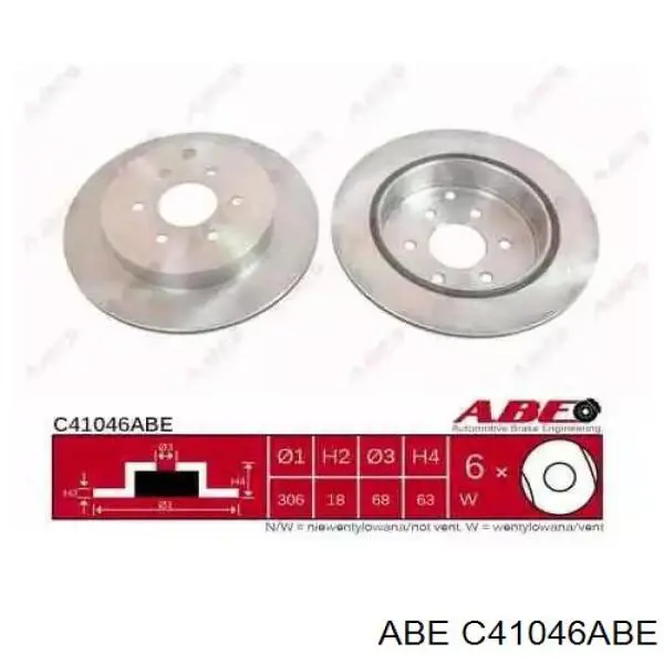 C41046ABE ABE Дисковый тормоз