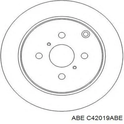 Задний тормозной диск ABE C42019ABE цена, от 22.43 USD