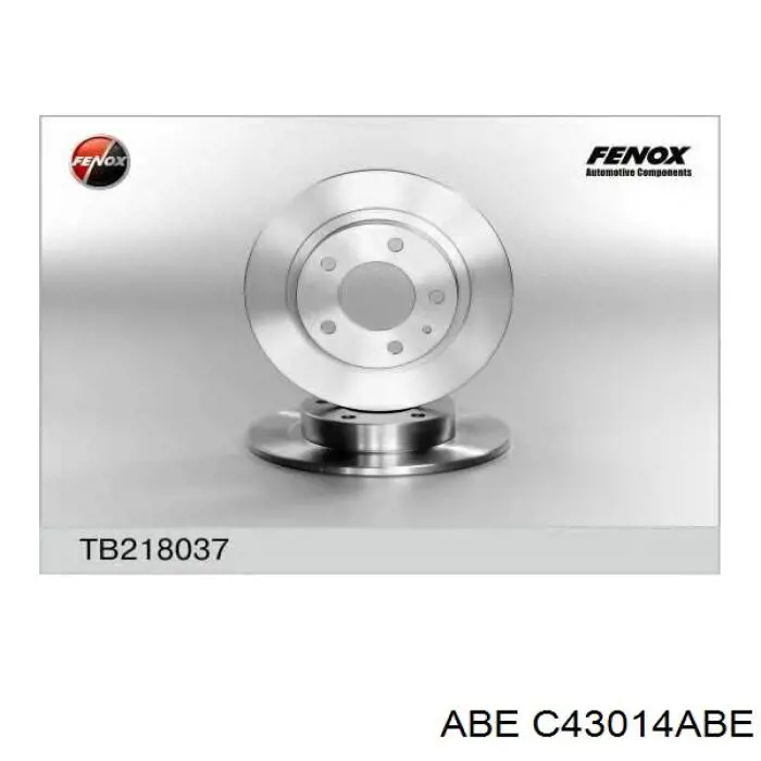 Тормозные диски C43014ABE ABE