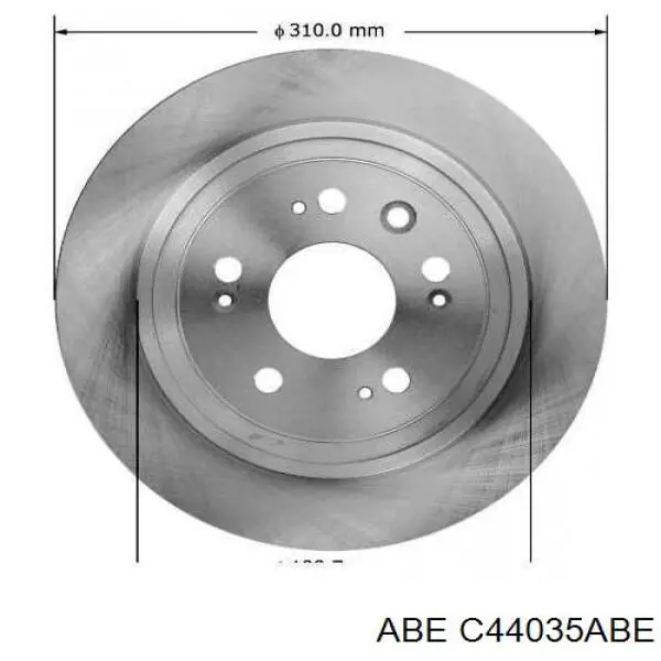 Тормозные диски C44035ABE ABE