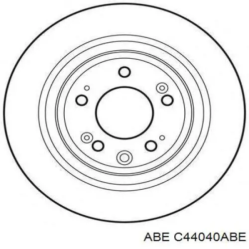Задний дисковый тормоз ABE C44040ABE