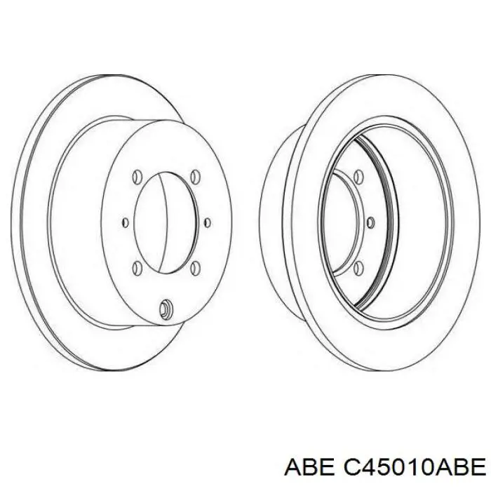 Задний дисковый тормоз ABE C45010ABE