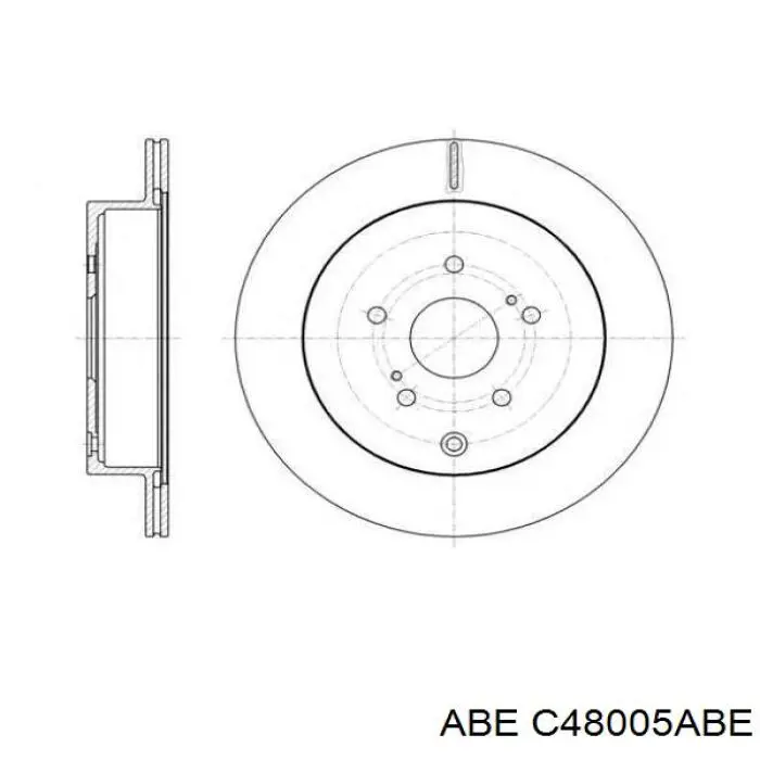 Тормозные диски C48005ABE ABE