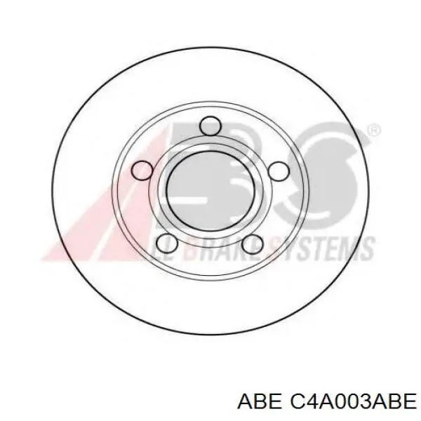 Задний тормозной диск ABE C4A003ABE цена, от 18.94 USD