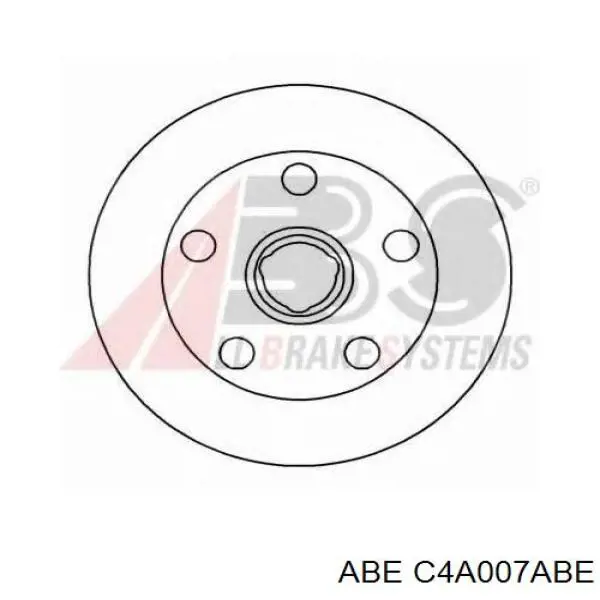 Задний дисковый тормоз ABE C4A007ABE