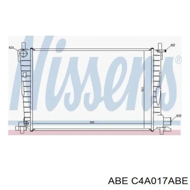 Купить C4A017ABE ABE Диск тормозной задний