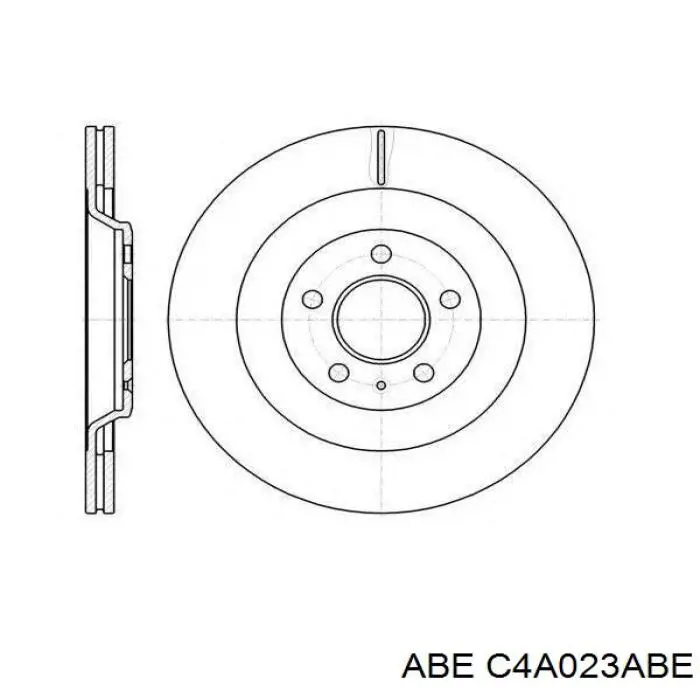 Купить C4A023ABE ABE Диск тормозной задний