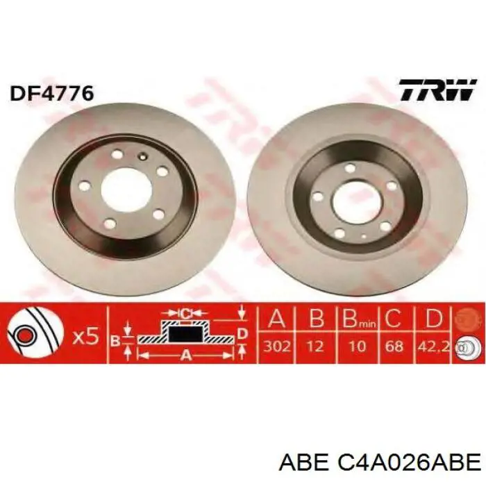 Задний дисковый тормоз Bosch 986479458