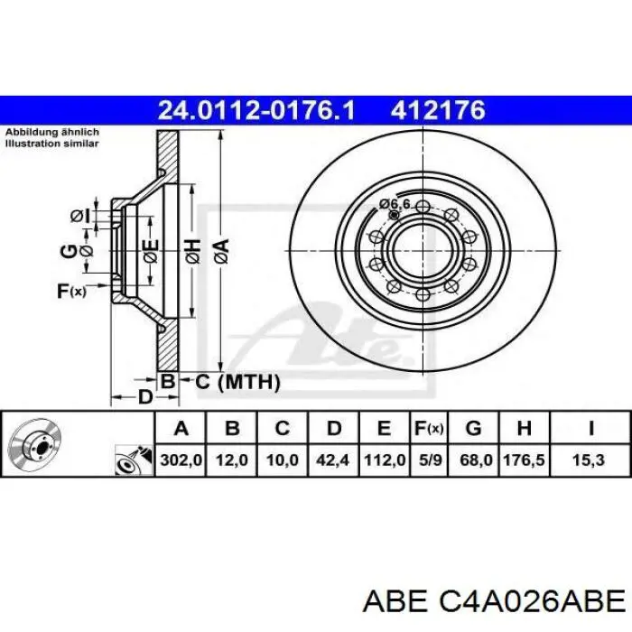 Задний тормозной диск Daco 600230 цена, от 64.96 USD