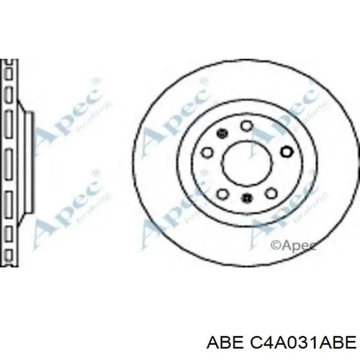 Передний тормозной диск ABE C4A031ABE