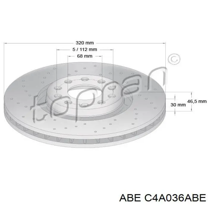 7713198 Fiat/Alfa/Lancia Диск тормозной передний