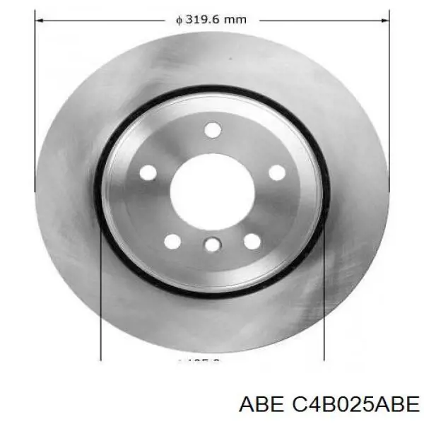 Купить C4B025ABE ABE Диск тормозной задний