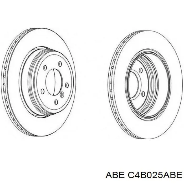 Тормозные диски C4B025ABE ABE