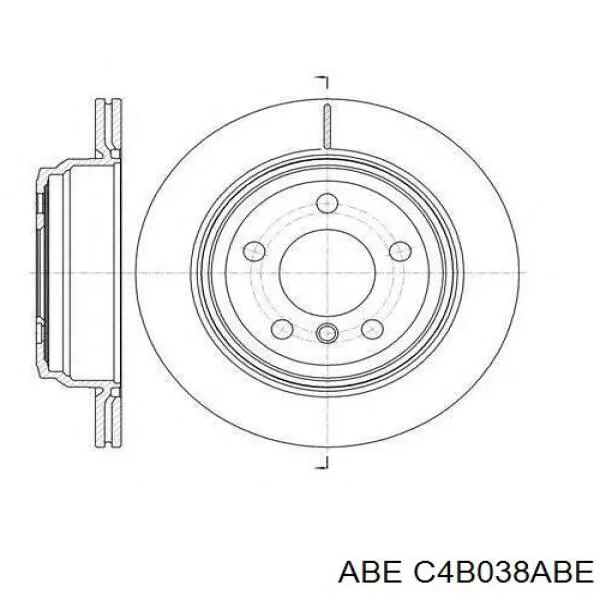 C4B038ABE ABE тормозные диски