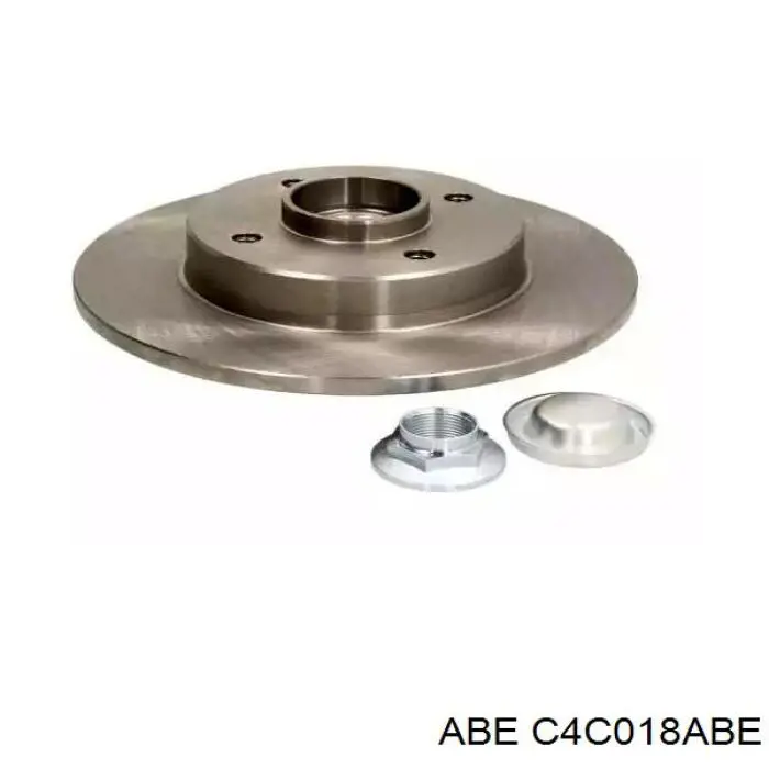 C4C018ABE ABE диск тормозной задний