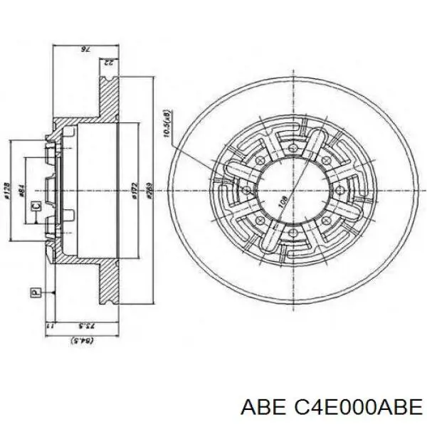 Тормозные диски C4E000ABE ABE