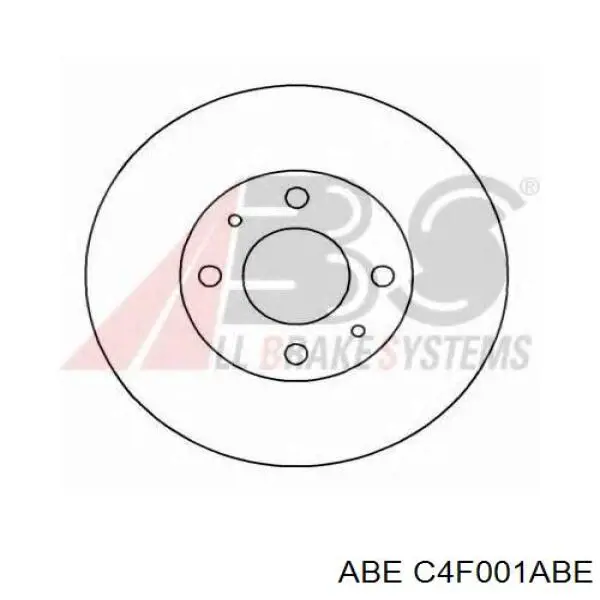C4F001ABE ABE Дисковый тормоз