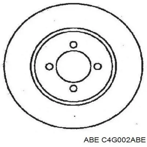 C4G002ABE ABE Дисковый тормоз