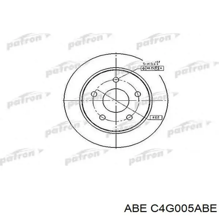 Купить C4G005ABE ABE Диск тормозной задний