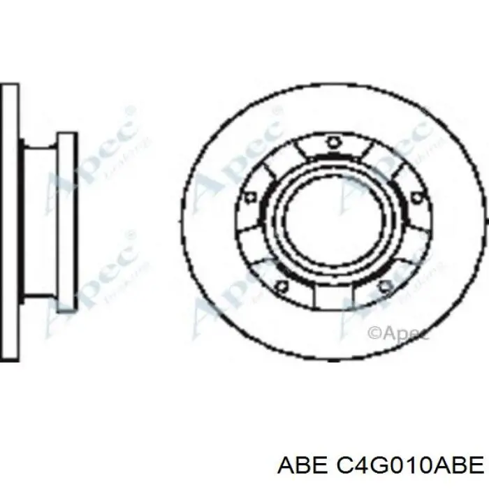 Задний дисковый тормоз ABE C4G010ABE