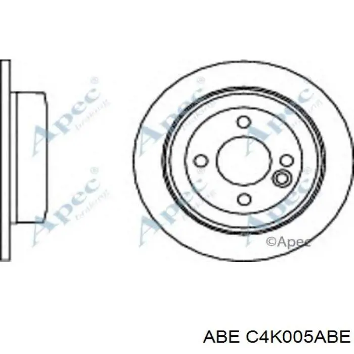 Задний дисковый тормоз ABE C4K005ABE