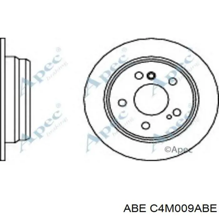 Тормозные диски C4M009ABE ABE