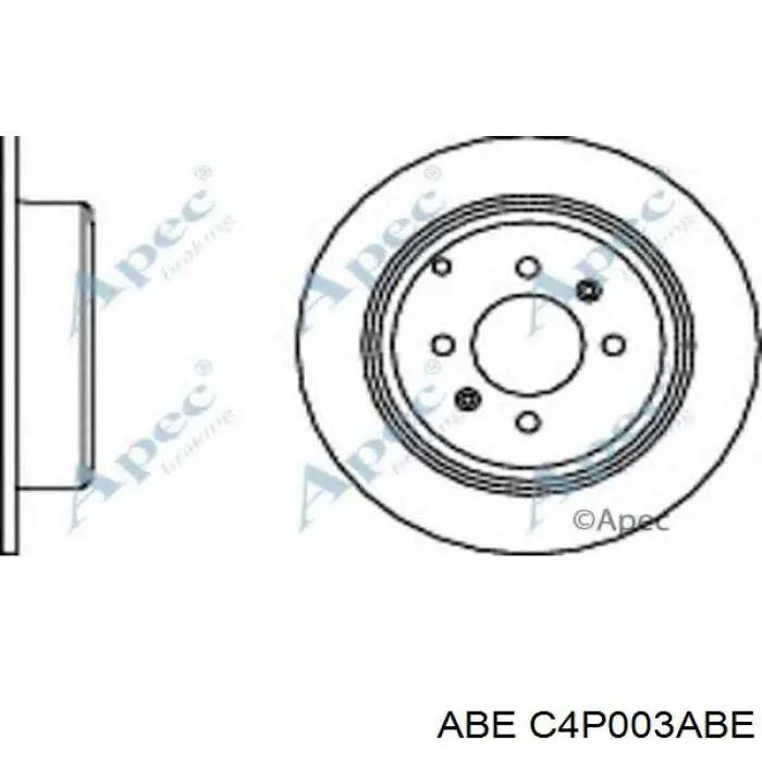 Задний дисковый тормоз ABE C4P003ABE