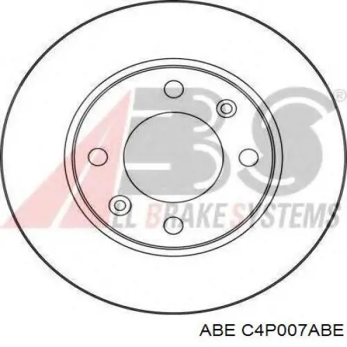 Задний тормозной диск ABE C4P007ABE цена, от 16.57 USD