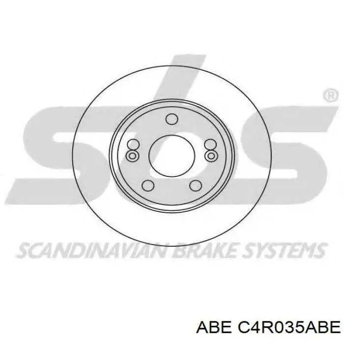Купить C4R035ABE ABE Диск тормозной задний