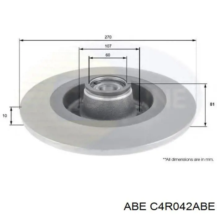 C4R042ABE ABE Дисковый тормоз