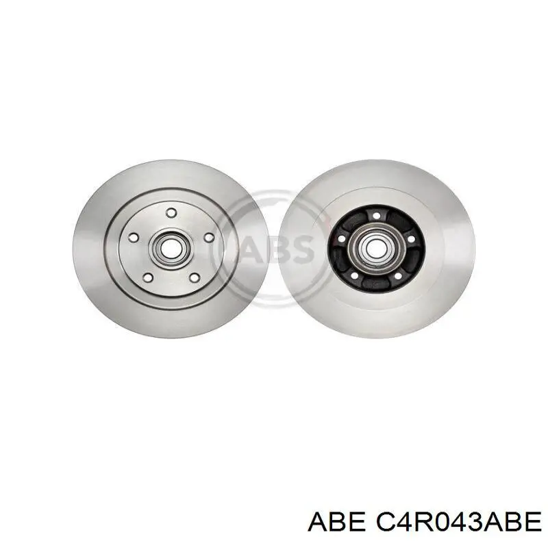Тормозные диски C4R043ABE ABE