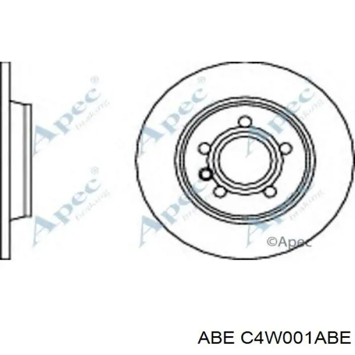 Задний дисковый тормоз ABE C4W001ABE
