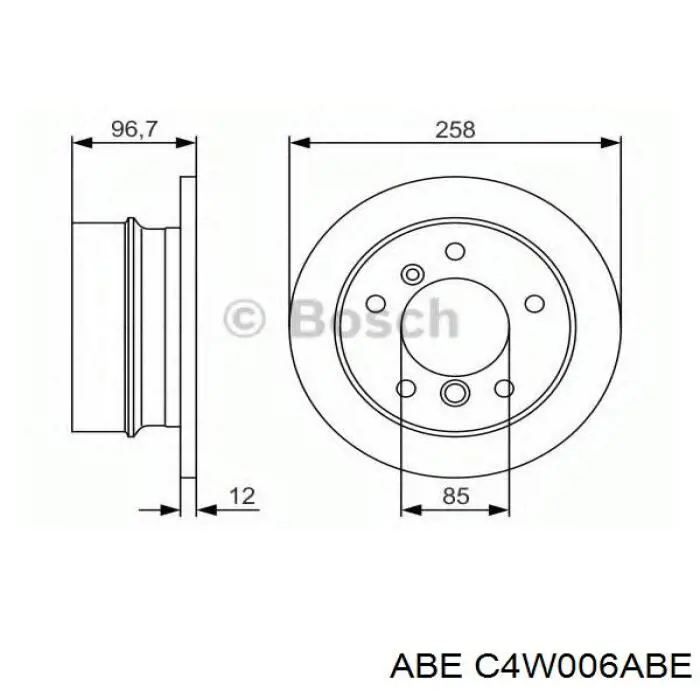 C4W006ABE ABE Дисковый тормоз