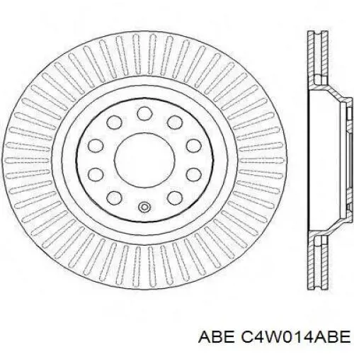 Задний тормозной диск ABE C4W014ABE цена, от 35.74 USD